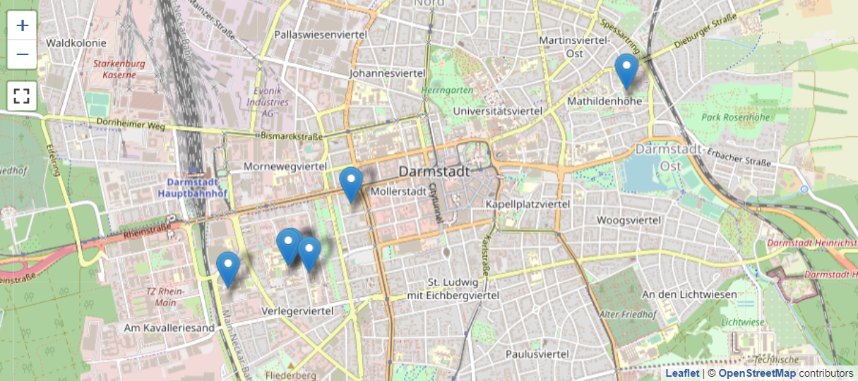 Open Street Map: Gebäudepläne h_da